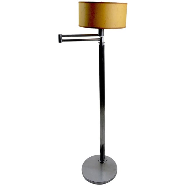 Mid 20th Century Walter Von Nessen Floor Lamp Early Version For Sale - Image 11 of 11