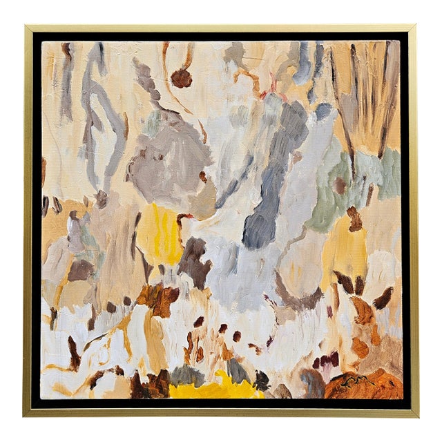 "Autumn" Abstract Painting by Laurie MacMillan, Framed For Sale