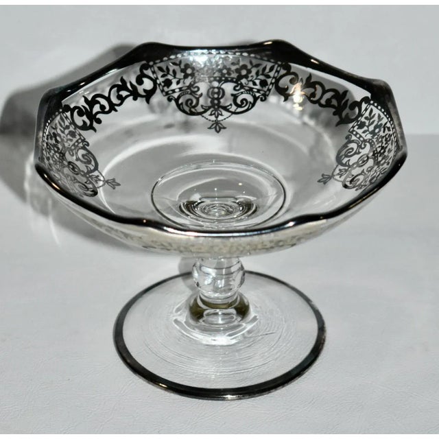 Vintage Petite Art Nouveau Style Compote/Candy Dish For Sale In Philadelphia - Image 6 of 13