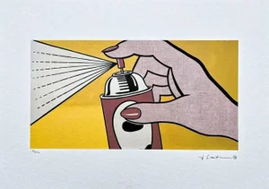 After Roy Lichtenstein, "Spray I", 1990s, Silk-Screen