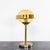 1960s Brass and Amber Glass Table Lamp, 1960s For Sale - Image 5 of 9