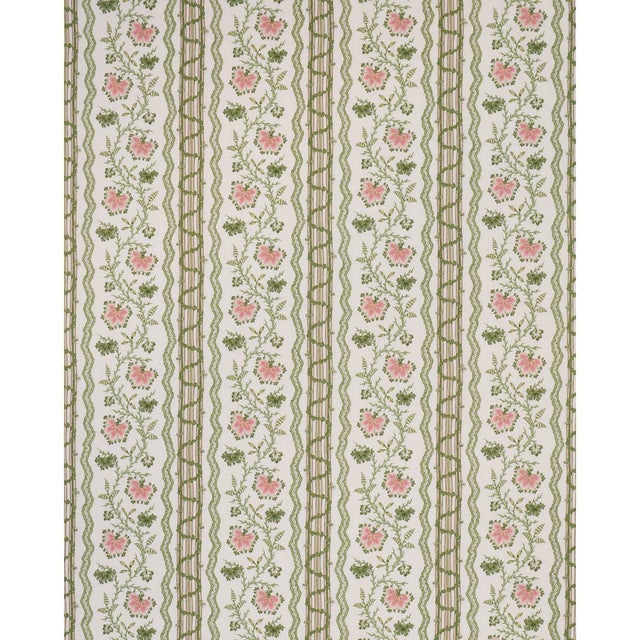 Inspired by an 18th-century gown in the Colonial Williamsburg Foundation archive, Parvati Floral Stripe is an enchanting...