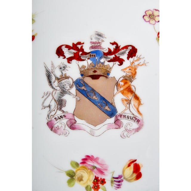 1830 Rockingham Porcelain Dinner Plates, Earl of Derby Coat of Arms - Set of 12 For Sale In Sacramento - Image 6 of 10