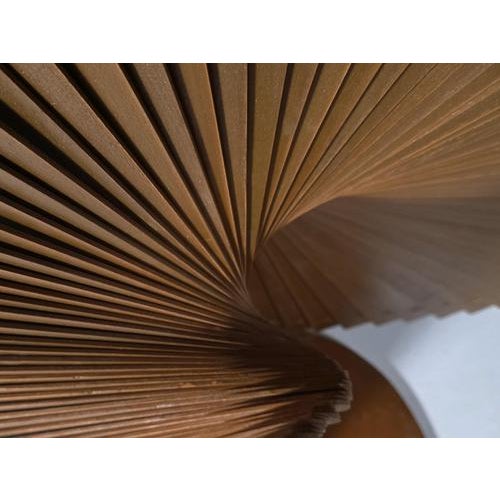 Wood French Mid-Century Modern Folding Room Divider / Paravent, 1970s For Sale - Image 7 of 11