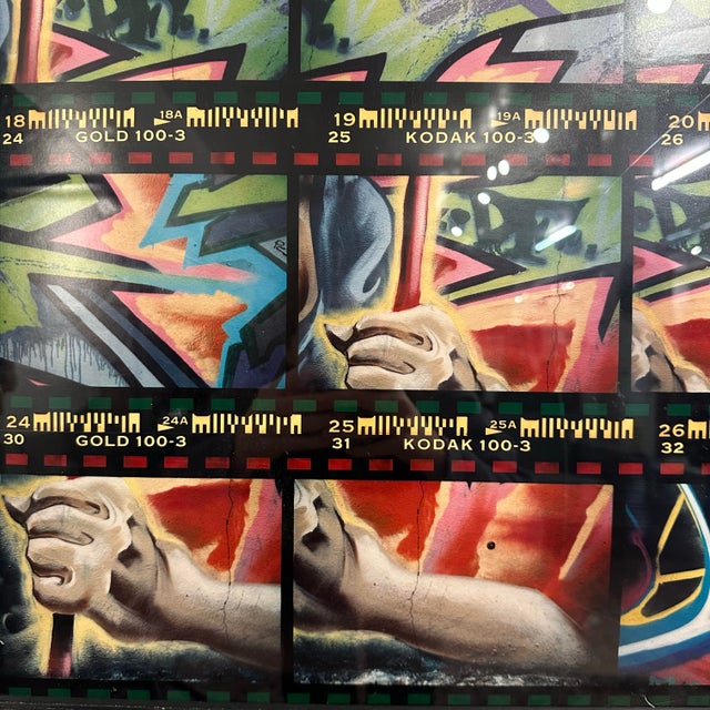 Ruth Litoff “Tagging Up” Graffiti Collage 1996 For Sale - Image 4 of 12