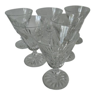 Vintage Waterford Eileen Crystal Stemmed Glasses- Set of 6 For Sale