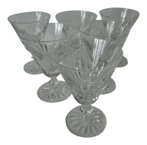 Vintage Waterford Eileen Crystal Stemmed Glasses- Set of 6