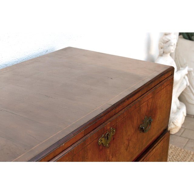 18th Century English Burr Walnut Dresser For Sale - Image 4 of 14