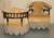 Victorian Tete a Tete Conversation Sofa with Ebonised Frame For Sale - Image 13 of 18