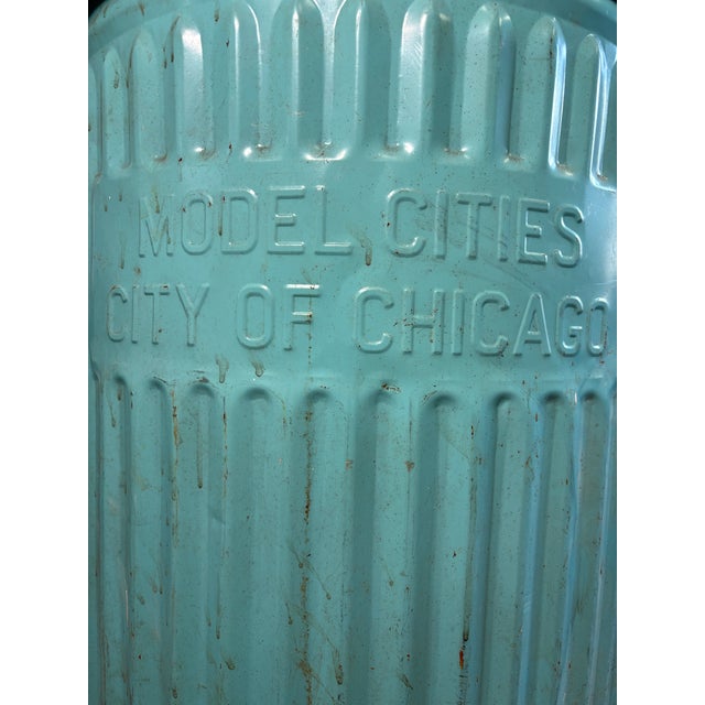 Mid-Century Modern Rare 1960s “Model Cities” Program Trash Can For Sale - Image 3 of 7