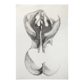 Giacomo Porzano - Woman from Shoulder - Etching - 1970s For Sale