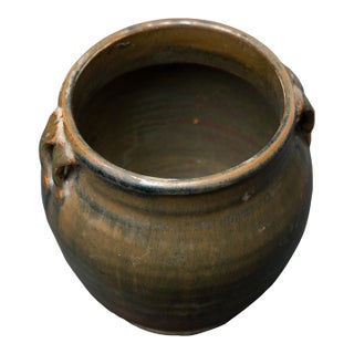 Chinese Petite Glazed Apothecary Jar, C. 1900 For Sale