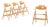 SE 18 Folding Chairs by Egon Eiermann for Wilde + Spieth, Set of 4 For Sale