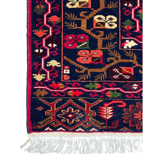 1980s Afghan Balouch Wool Rug 4’4” X 6’1” For Sale - Image 5 of 6