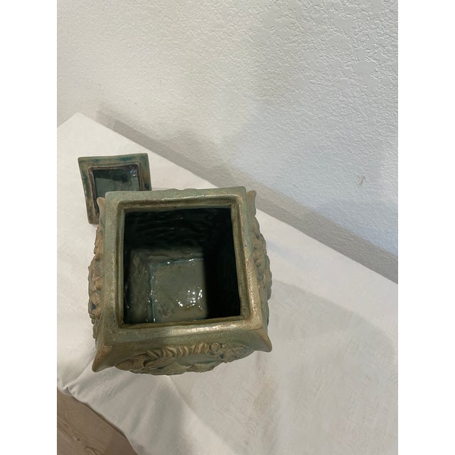 Vintage 1980s Chinese Vase With Lid For Sale - Image 9 of 9