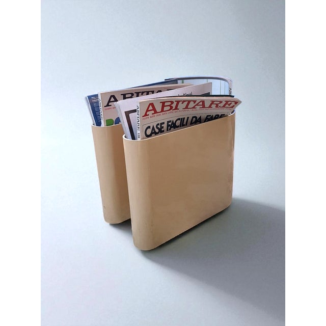ABS Magazine Rack by Rodolfo Bonetto for Bilumen, 1970s For Sale - Image 6 of 8
