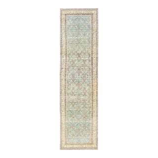Antique Persian Malayer Runner With Detailed Allover Botanical Design 3'3 X 13'1 For Sale