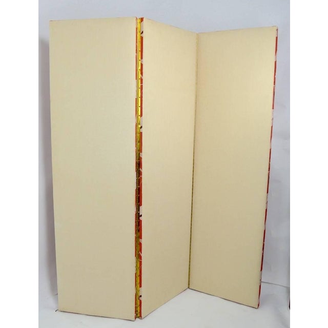 Decorative Three Panel Folding Room Divider, Dressing Screen Chairish