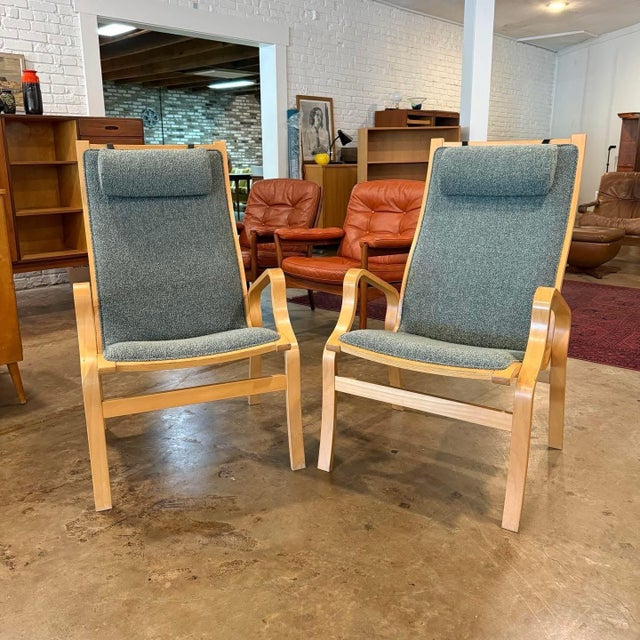 Gray Finn Østergaard Lounge Chairs, Denmark, 1960s, Attributed For Sale - Image 8 of 8