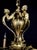 Metal Antique French Bronze Mazarin Chandelier For Sale - Image 7 of 8