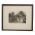 Antique Emy Rogge Signed German Water Mill Landscape Etching 12" For Sale