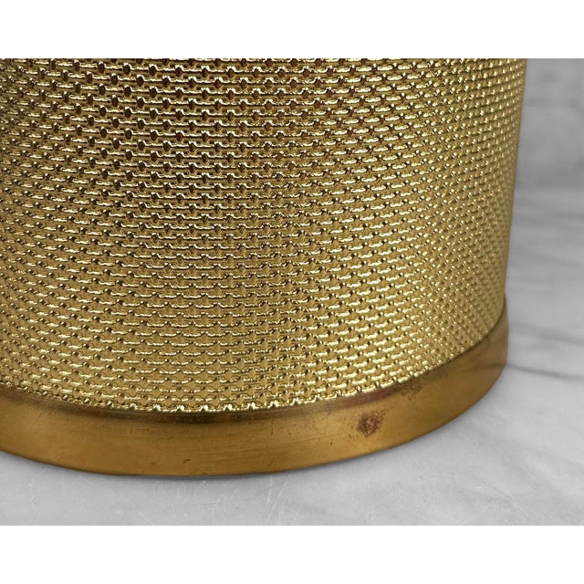 Mid-Century Hollywood Regency Brass Ice Bucket For Sale - Image 11 of 12