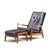 Mid-Century Modern Milo Baughman for James Inc. Mid Century Reclining Lounge Chair With Ottoman For Sale - Image 3 of 9