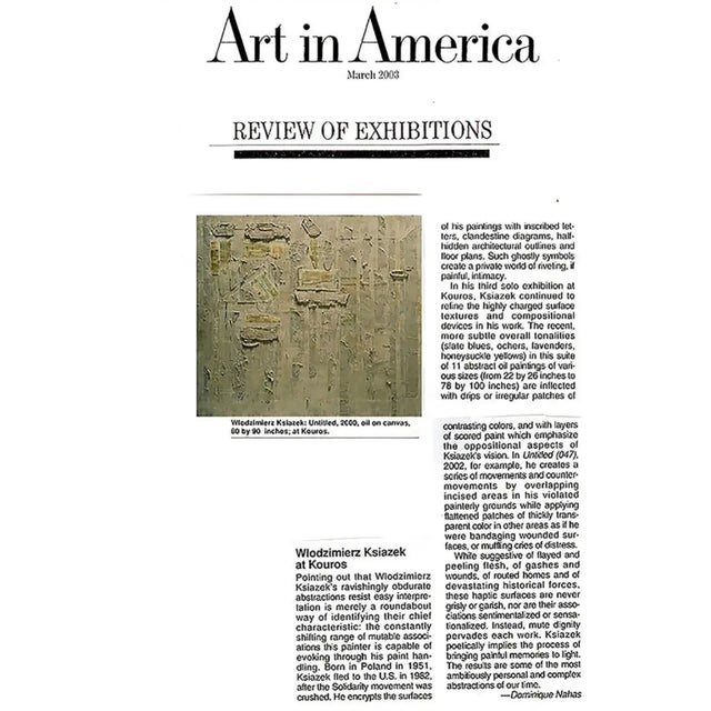 Large Wlodzimierz Ksiazek Abstract Composition in Blue Painting For Sale - Image 4 of 4