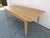 1940s Vintage French Light Oak Farm Table For Sale - Image 5 of 17