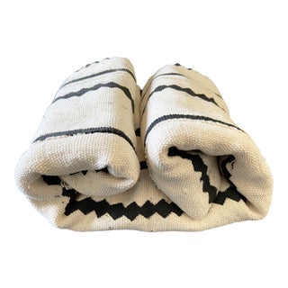 Black & White Mud Cloth Textile from Mali For Sale