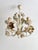 1950s Vintage Painted Tole Floral Chandelier, 1950s For Sale - Image 5 of 10