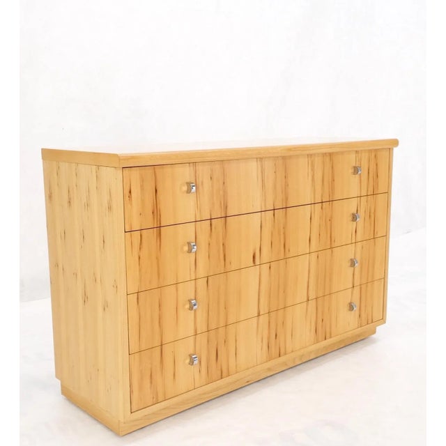 Mid Century Solid Wood Blonde Pecan Veneered 4 Drawers Dresser by Founders For Sale - Image 6 of 13