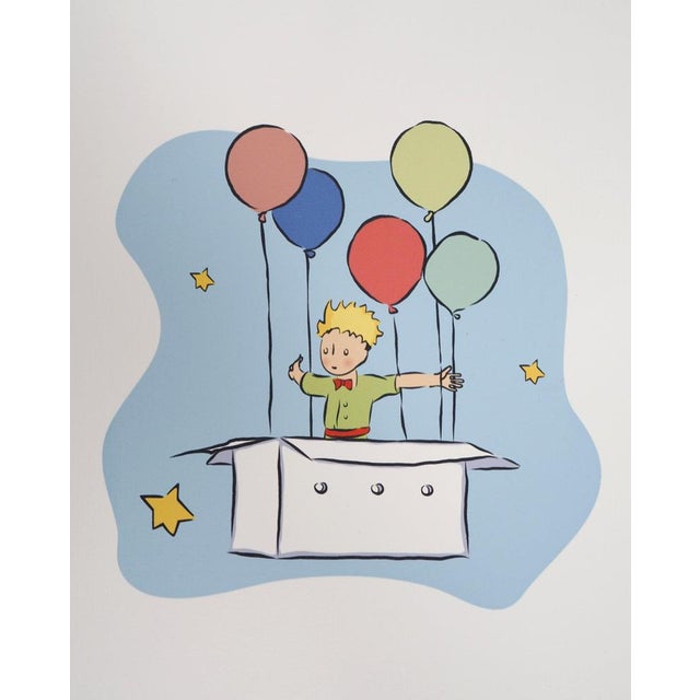Antoine de Saint-Exupéry (1900-1944) The Little Prince's Birthday Color photolithograph after the artist's work On laid...