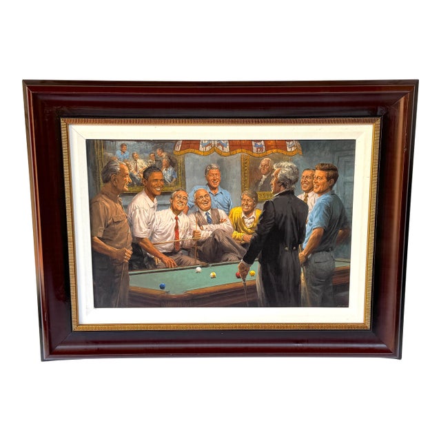 Callin the Red' Gicl√©e on Canvas by Andy Thomas For Sale