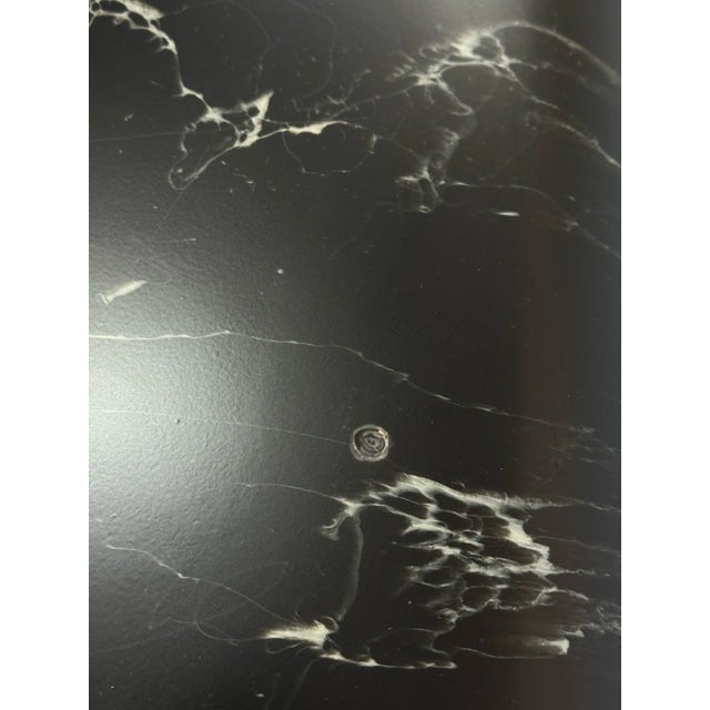 1980s Post Modern Round Lacquer Coffee Table For Sale - Image 11 of 12