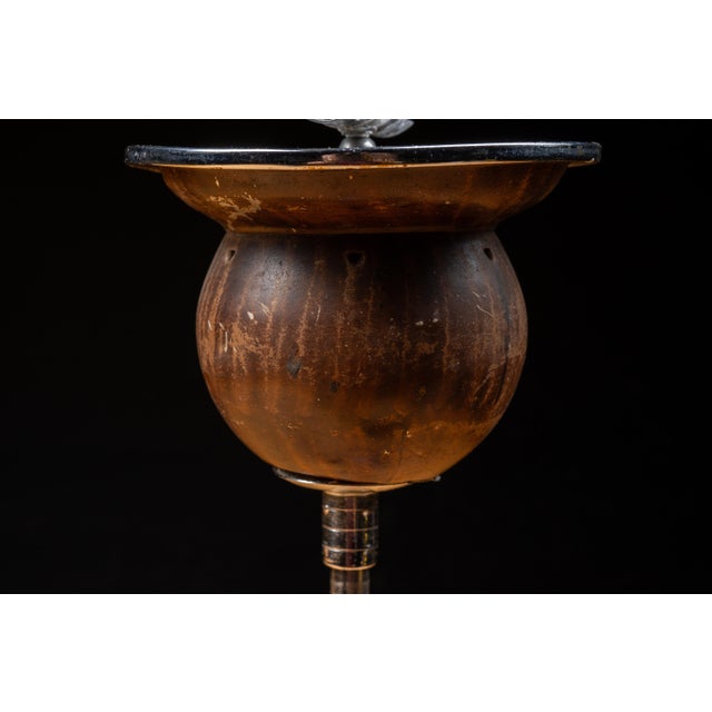 Brown Vintage "Belmet Rollodor" Self-Righting Floor Ashtray For Sale - Image 8 of 18