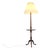 Late Empire Floor Lamp with Mahogany Table For Sale