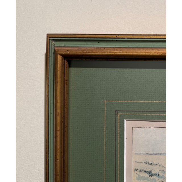 1930s Beautifully Framed French Chromolithograph of Pointer Dog, Signed P. Mahler, Early 20th Century For Sale - Image 5 of 10