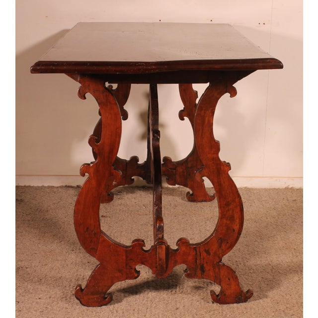 17th Century Italian Renaissance Walnut Table For Sale - Image 10 of 13