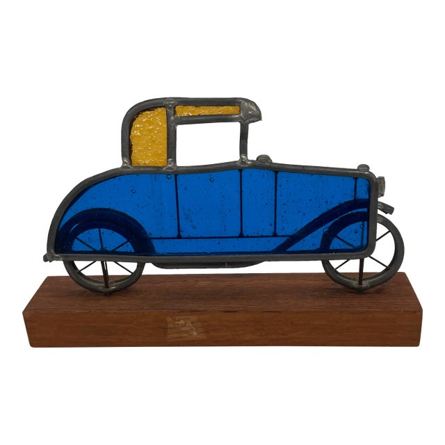 Stained Glass Antique Car For Sale