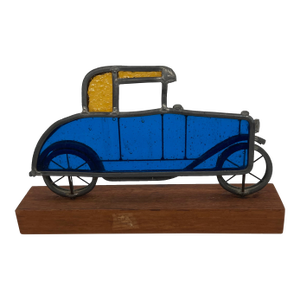 Stained Glass Antique Car