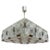 Glass and Chrome Pendant from Kamenicky Senov, Czechoslovakia, 1970s For Sale - Image 9 of 9