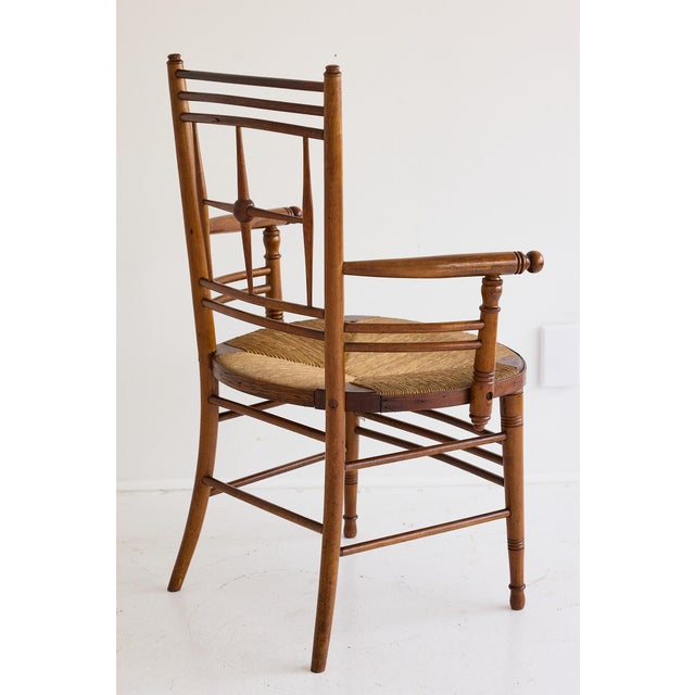 Morris & Co. Morris & Co. Armchair From the Sussex Line, London, 19th Century For Sale - Image 4 of 18