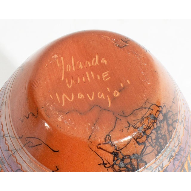 Yolanda Willie Navajo Horsehair Pottery Vase For Sale In Indianapolis - Image 6 of 8