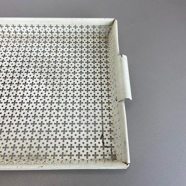 French Modernist Rigituelle Tray in Metal from Mathieu Matégot, 1950s For Sale - Image 11 of 18
