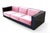 Contemporary Revolución Sofa in Pink Velvet from Moanne For Sale - Image 3 of 5