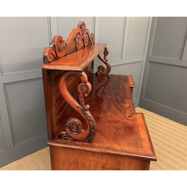 Early 19th Century Flame Mahogany Bookcase For Sale - Image 11 of 18