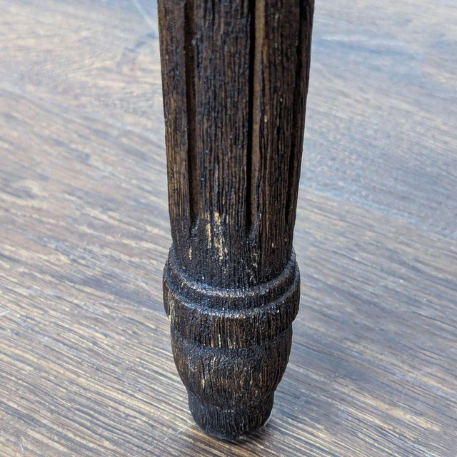 Wood Restoration Hardware Balloon Back Dining Chair For Sale - Image 7 of 8