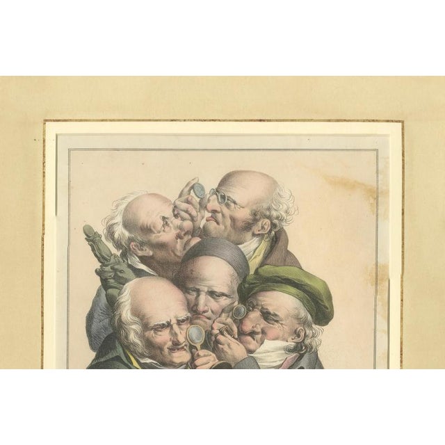 Louis-Léopold Boilly, Grimaces Plate 5, 1823, Lithograph on Paper For Sale - Image 6 of 10
