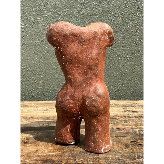 Ceramic Vintage Studio Pottery Abstract Sculpture of Woman For Sale - Image 7 of 12